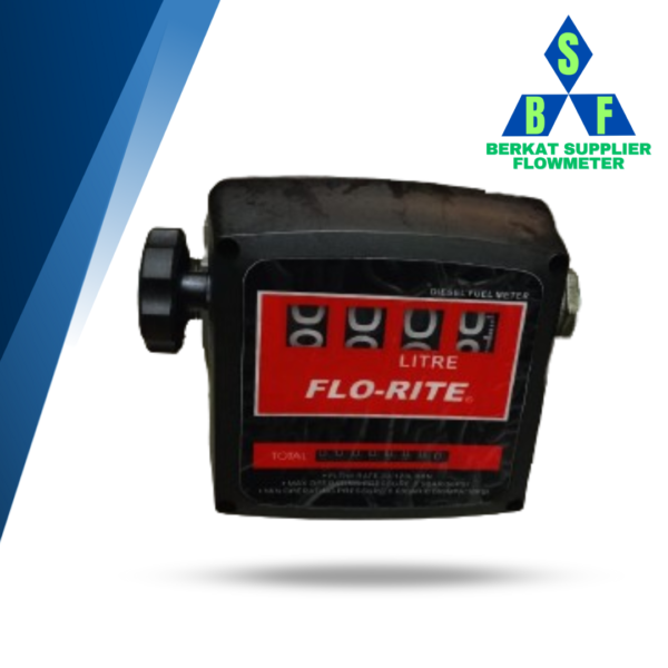 Flow Meter Solar Flo-Rite Model FR-800L Size 1 Inch