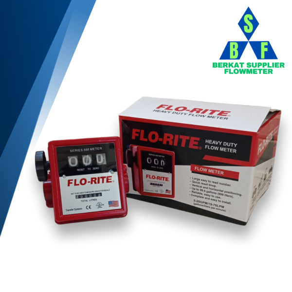 Flow Meter Flo-Rite 3 digit 1"(inch) Drat