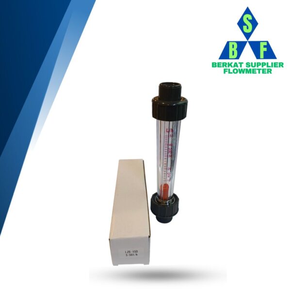 Flow Meter Rotameter  LZS-15D 5-50 L/H SIZE 1/2  INCH